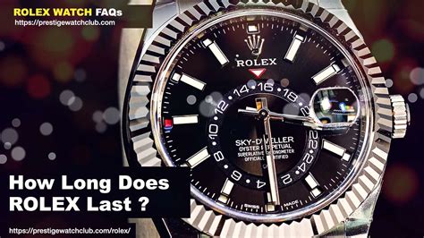 does rolex last a lifetime|how long does Rolex last.